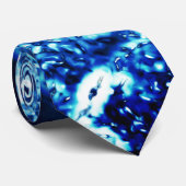 ステンドフラッシュのような青い色は曇りガラスのように見える ネクタイ (ロール)