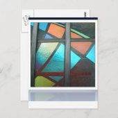 ステンド_ガラス_彫刻 ポストカード (正面/裏面)