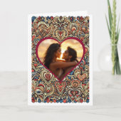 ステンパーソナライズされたパンクハッピーバレンタインデー カード (正面)