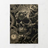 ステンビクトリアンパンクハローウィンパーティ 三つ折り招待状 (カバー)