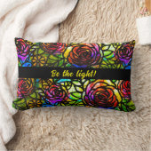 ステンフェイクドグラスのカスタマイズ可能、リバーシブル ランバークッション (ブランケット)