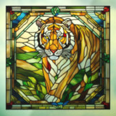 ステンフェイクドグラスタイガー ウィンドウサイン (シート3)