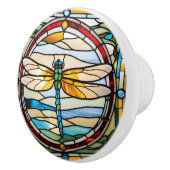 ステンフェイクドグラストンボ セラミックノブ (右)