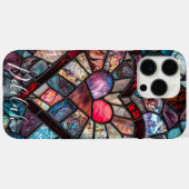 ステンフェイクドグラスハートバレンタインデーのケース – メイト Case-Mate iPhoneケース (裏面 (横))