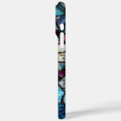 ステンフェイクドグラスハートバレンタインデー Case-Mate iPhoneケース (裏面 / 左)