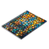 ステンユニークドカラフルグラス窓パターン ノートブック (左側)