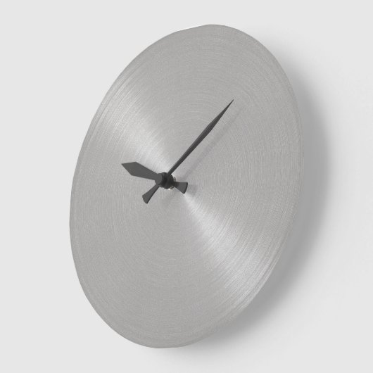 ステンレエレガントスの外観 ラージ壁時計 (傾斜)