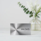 ステンレカッコいいス製ドライバの名刺 名刺 (スタンド正面)