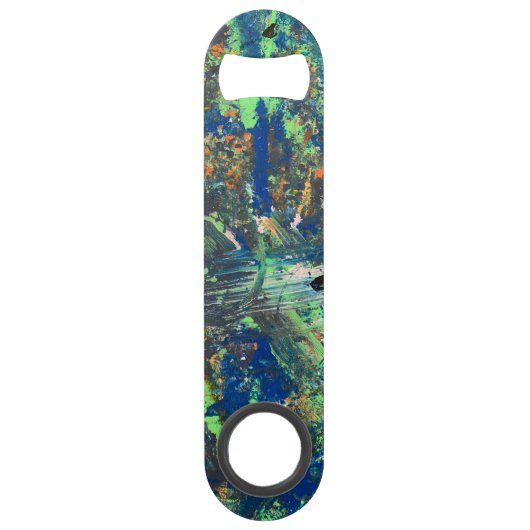 ステンレカラフルスボトルオープナー スピード栓抜き (正面)