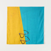 ステンレスはしご付きスイミングプール タペストリー (正面(横))