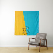 ステンレスはしご付きスイミングプール タペストリー (インサイチュ(横))