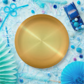 ステンレスカッコいい鋼メタル ペーパープレート (パーティー)