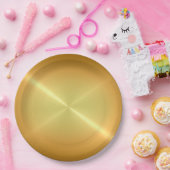 ステンレスカッコいい鋼メタル ペーパープレート (パーティー)