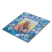 ステンレスガラスフェイクフレームでのYOUR写真 タイル (側面)