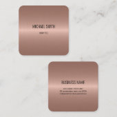 ステンレスクール鋼ルック#3 スクエア名刺 (正面/裏面)