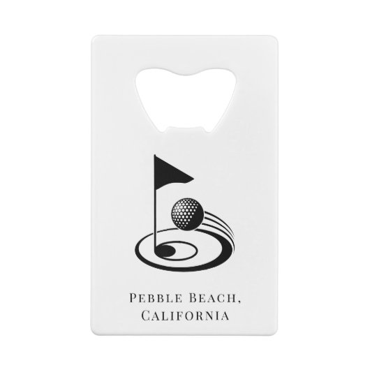 ステンレススチールグロムスマンゴルフウィークエンド クレジットカード栓抜き (裏面)