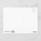 ステンレススチール冷蔵庫の漫画 ポストカード (裏面)