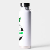 ステンレススチール製サッカー水瓶（22オンス） ウォーターボトル (左面)