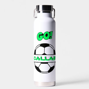 ステンレススチール製サッカー水瓶（22オンス） ウォーターボトル