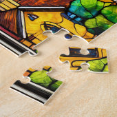 ステンレスタウン4デイリージグソーパズル最近 ジグソーパズル (側面)