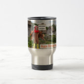 ステンレスタンブラー。感謝祭おめでとう。 トラベルマグ (中央)