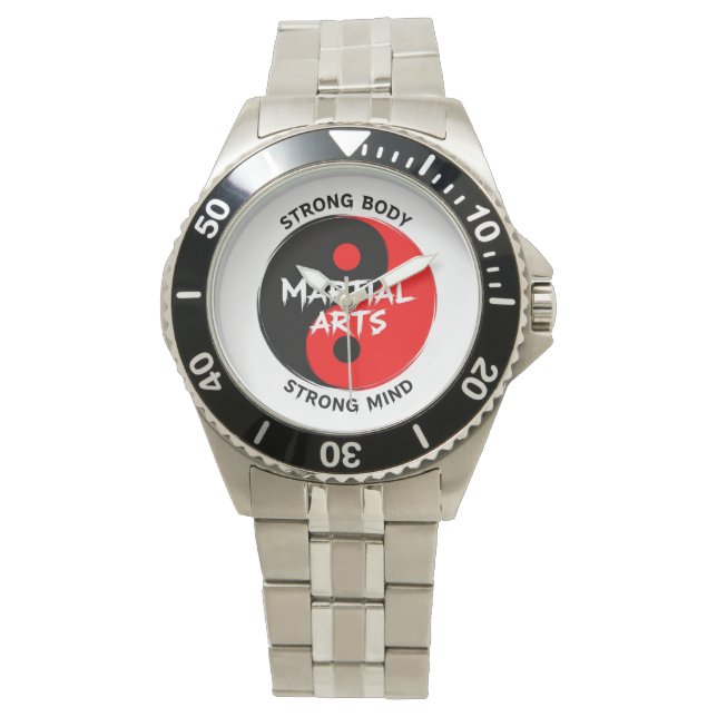 ステンレス時計 腕時計 (正面)