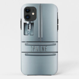ステンレス製冷蔵庫ケース iPhone 11 ケース