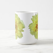 ステンレス銀の裏地に金牡丹 コーヒーマグカップ (中央)