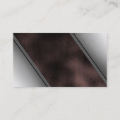 ステンレス鋼および鉄の名刺 名刺 (裏面)