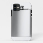 ステンレス鋼のお尻のフラスコ Case-Mate iPhoneケース (裏面)
