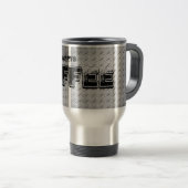ステンレス鋼のダイヤモンドのプレートのタンブラー トラベルマグ (正面右)