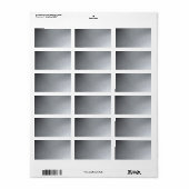 ステンレス鋼のテクスチャと照明のハイライト ラベル (フルシート)