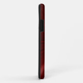 ステンレス鋼のレッドルック Case-Mate iPhoneケース (裏面/右)