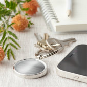 ステンレス鋼の金属の一見 キーホルダー (側面)