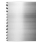ステンレス鋼の金属の一見 ノートブック (正面)
