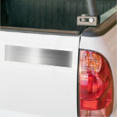 ステンレス鋼の金属の一見 バンパーステッカー (トラック上)