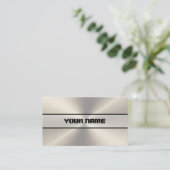 ステンレス鋼の金属 名刺 (スタンド正面)