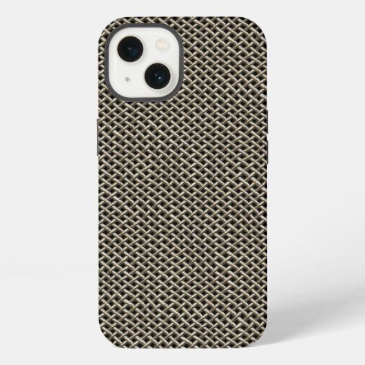 ステンレス鋼の金網 iPhoneケース (裏面)