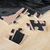 ステンレス鋼エイリアンロボット及びバラ ジグソーパズル (側面)