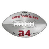 ステンレス鋼カスタム製ジャージー番号卒業 アメリカンフットボール (正面)