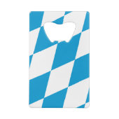 ステンレス鋼ボトルオープナーババリア国旗 クレジットカード栓抜き (裏面)