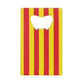 ステンレス鋼ボトルオープナー国旗 クレジットカード栓抜き (正面)