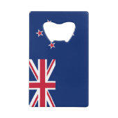 ステンレス鋼ボトルオープナー国旗 クレジットカード栓抜き (正面)