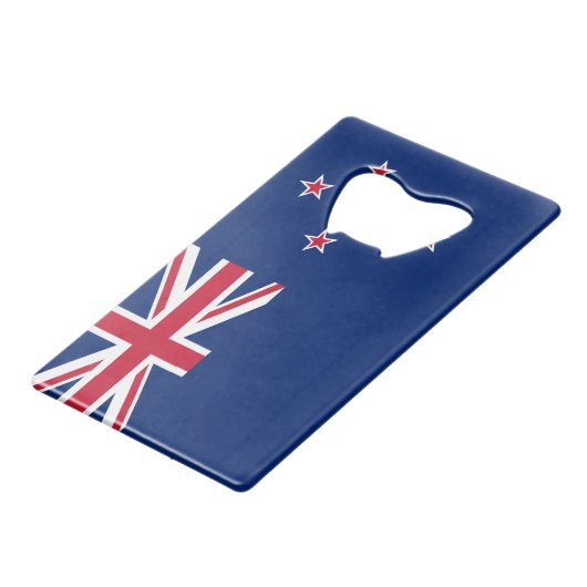 ステンレス鋼ボトルオープナー国旗 クレジットカード栓抜き (正面アングル)