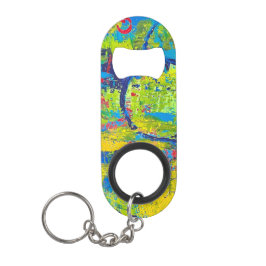 ステンレス鋼ボトルオープナー キーホルダー栓抜き