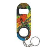 ステンレス鋼ボトルオープナー キーホルダー栓抜き (裏面)