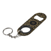 ステンレス鋼ボトルオープナー キーホルダー栓抜き (正面アングル)