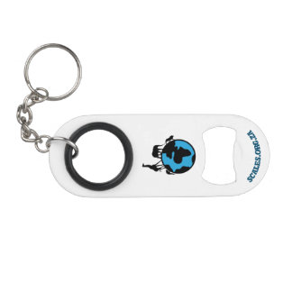 ステンレス鋼ボトルオープナー キーホルダー栓抜き