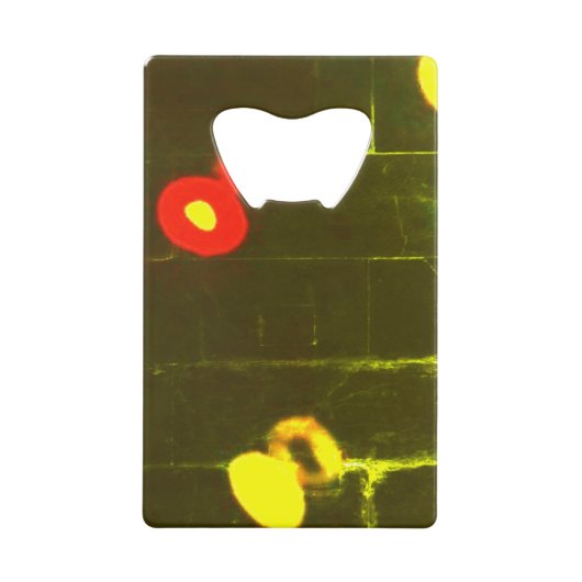 ステンレス鋼ボトルオープナー クレジットカード栓抜き (正面)