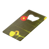 ステンレス鋼ボトルオープナー クレジットカード栓抜き (正面アングル)